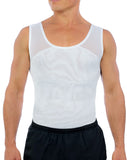 Esteem Apparel Original Mens Chest Compression Shirt to Hide Gynecomastia Moobs Shapewear (XXLarge, White)