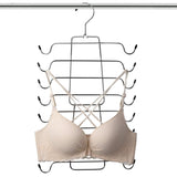 Magicool Cami Hanger 4 Pack Space Saving Hangers Closet Organizer For Tank Top, Cami, Bra, Pajamas, Strappy Dress,Bathing Suit