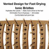 Olivia Garden NanoThermic Ceramic + Ion 9 Row Styling Brush NT-S9R