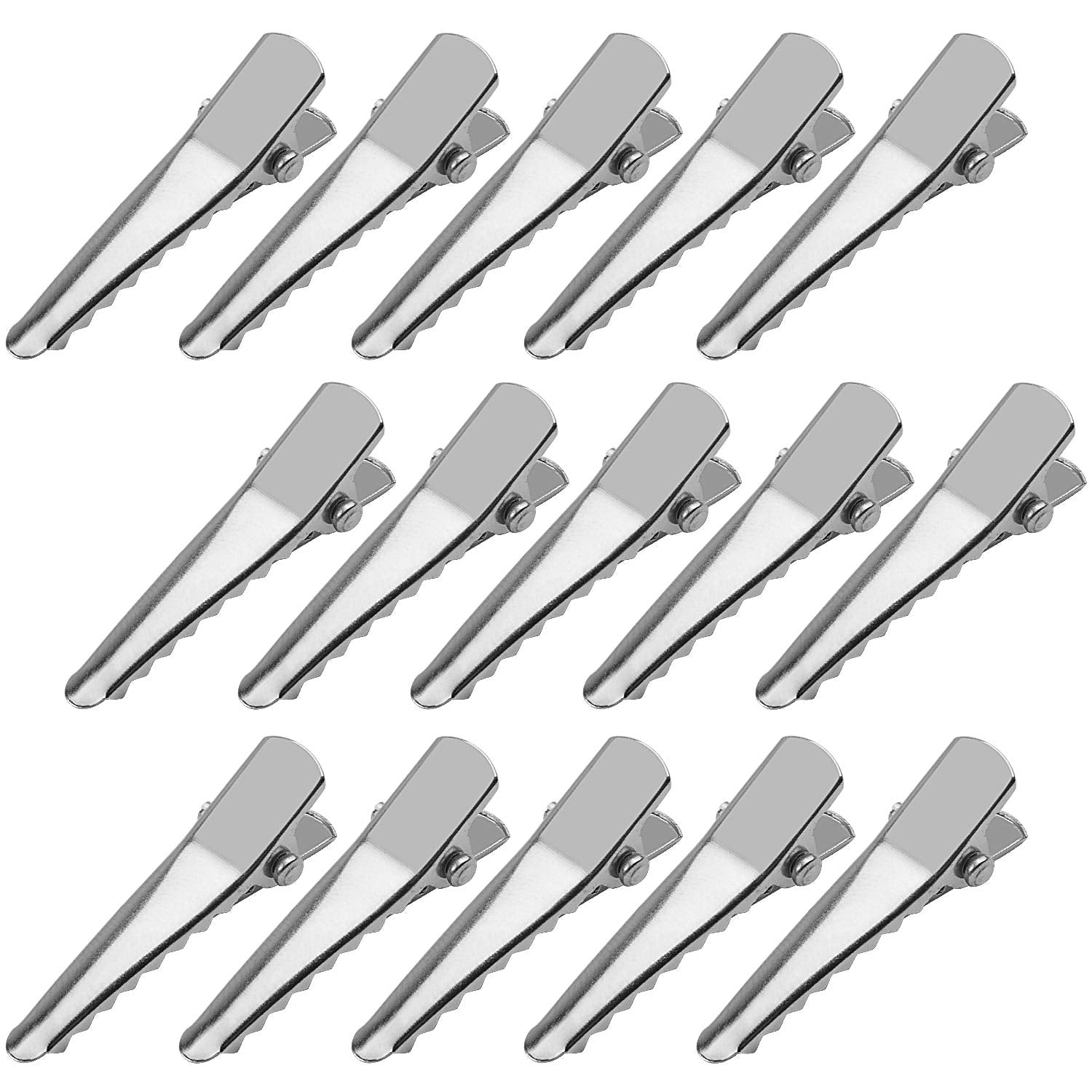 Alligator Hair Barrette, 200pcs 3cm Alligator Hair Clips with Teeth Hair Bow Clips Hairdressing Salon Hair Grip for Women and Gi