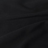 JOSNAAN 59Wide Black Fabric by The Yard, Premium Cotton Blend Cloth, Lightweight, Durable, Wrinkle-Resistant, for Cloth, Dec