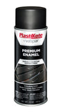 PlastiKote T2 General Purpose Flat Black Premium Enamel 12 Oz.
