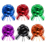 6PCS Bows for Gift Wrapping, 6 Inches Gift Bows with Mixed Color Gift Wrap Bows for Wedding, Basket, Valentines Day, Birthday, A