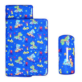 Cloele Toddler Nap Mat with Pillow-53 x21 Sleeping Bag for Kids Ages 3-7Years Slumber Bags,Rolled and Portable Nap Mat for Toddl