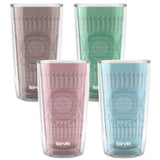 Tervis Romantic Embossed Hobnail Collection Made in USA Double Walled Insulated Tumbler Travel Cup Keeps Drinks Cold & Hot, 16oz