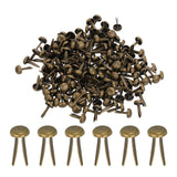 PATIKIL 1000 PCS Paper Brass Fasteners Split Pins Pastel Mini Metal Brads Round Head Plated Fastener for Craft Art Scrapbooking