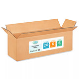 Long Shipping & Moving Boxes 20L x 6W x 6H (25-Pack) - Extra Strength 200 lb vs Regular - Corrugated Boxes for Packaging Moving 