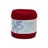 Crystal [100grs] - Monarca - Fine Mexican Crochet Thread Yarn for Clothing and Crafts - Color 080- Crimson Red 150