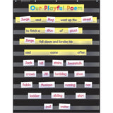 Scholastic Durable Classroom Pocket Chart, Black (573277) (Pocket Charts)