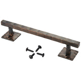 Eumtenr 12 Barn Door Handles for Sliding Door, Heavy Duty Large Rustic Design Barn Door Pull, for DIY Sliding Barn Door, Gate, S