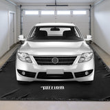 TUFFIOM 9'x 20' Containment Mat w/Squeegee, Garage Floor Mats for Under Car, Heavy Duty Waterproof Car Parking Mats for Snow Ice