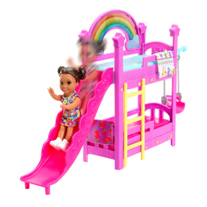 Barbie Skipper First Jobs Daycare Playset, 3 Dolls, Furniture & 15+ Accessories, Includes Bunkbeds & Color-Change Easel
