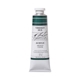 M. Graham & Co. 22195 M. Graham 2Ounce Tube Acrylic Paint, Viridian Hue