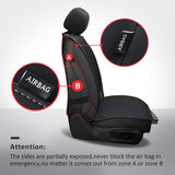 MIROZO Seat Covers Full Set,Waterproof Faux Leather Seat Covers Automotive Seat Covers Car Seat Protector for SUV Pick-up Truck