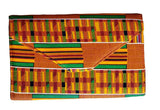 Dupsies African Kente Print Clutch Purse