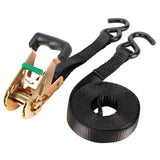 Performance Tool W1872 4Pk 1-Inch X 14' Tie Down Straps SecureX - Heavy-Duty Ratchet Straps with S-Hooks for Cargo Control and T