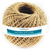 2Ply Natural 1mm Jute Cord, 80gm by Multicraft Imports
