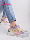 Shoetopia Smart Casual Lace-Up White Sneakers For Women & Girls-Eu36,White,3,B0D2RP3X3X