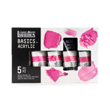 Liquitex BASICS Acrylic Medium Starter Set, 2.5oz (Pack of 5)