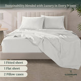 100% Egyptian Cotton Sheets Queen Size Bed Set - 4 Pcs, White Queen Sheet Set | 1000 Thread Count Egyptian Cotton Sheets Queen |