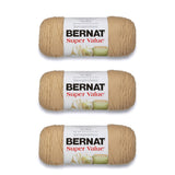 Bernat Super Value Yarn, 3 Pack, Dk Heather 3 Count