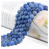 Natural Blue Aventurine Beads 6mm Round Stone Beads for DIY Bracelets Necklace Earrings Making 60pcs