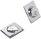 Schlage Lock Company B60CEN625 Single Cylinder Grade 1 Deadbolt with Decorative Century Rose, Polished Chrome