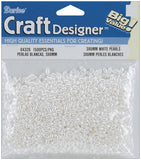 Darice Pearls, 3x6mm, White, 1500Pack