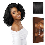 Sensationnel Bare Lace 13X6 Wigs - Unit 19 Lacefrontal Glueless Synthetic 180 Degree Preplucked Hairline (1 JETBLACK)