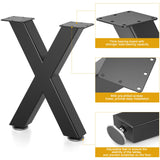 Likapop 16 Metal Coffee Table Legs, Diamond Shape Bench Legs, Heavy Duty Desk Legs, Black Metal End Table Legs, DIY Furniture