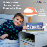 SchKIDules Home-Themed Magnetic Visual Schedule & Reward Chart w/129 Colorful Magnets & 2-Sided 18Folding Board; for Daily R