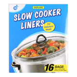 16 Bags Slow Cooker Liners, Disposable Multi Use Cooking Bags,Large Size Fit 3QT to 8QT, Plastic Bags for Slow Cooker, Pans, Alu