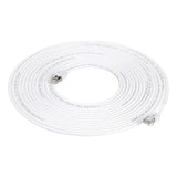 Amazon Basics RJ45 Cat 7 Ethernet Patch Cable, 10Gpbs High-Speed Cable, 600MHz, Double-Shielded, 50 Foot, White