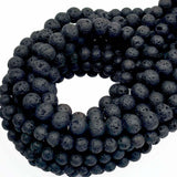 Oameusa Natural Round Smooth Agate Beads Gemstone Beads Loose Beads Agate Beads for Jewelry Making 15 1 Strand per Bag-Wholesale