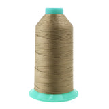 Mandala Crafts Size 277 840D T270 Bonded Nylon Thread - Dark Beige 800 YDs Tex 270 Heavy Duty Sewing Threads for Leather, Jeans,
