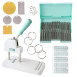 We R Memory Keepers, Jewelry Press Kit Machine, Includes 1 Jewelry Press, 34 Metal Stamps, Carrying Case, and Alignment Stickers