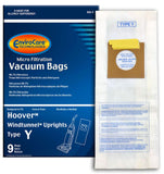 EnviroCare Replacement Micro Filtration Vacuum Cleaner Dust Bags Designed to fit Hoover Windtunnel Upright Type Y 9 pack