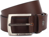 Men Formal, Casual, Evening Brown Genuine Leather Belt ()_1025