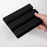 SMARTSTANDARD Sample Acoustic Wood Wall Panels, Soundproof Wall Panel, 3D Fluted Wood Slat Paneling for Wall and Ceilings, Class