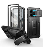 Dexnor for Motorola Moto G Stylus-5G-2025 Case, [2 Front Frame] [Built-in Magnetic Slide Camera Cover] Heavy Duty Protection Sho