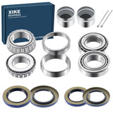 XiKe 2 Set Fits 1-1/16'' inch Axles Trailer Wheel Hub Kit, L44649 L44610 Bearings, 12192TB, 15192TB /34823, 10-60 Seal, OD 1.98'