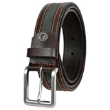 Leder Luxus Leather Belt For Men | Stylish & Adjustable Leather Belt For Casual & Formal Wear | Lightweight & Stitching Waist Be