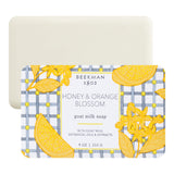 Beekman 1802 Goat Milk Body Soap Bar, Honey & Orange Blossom - Scented - 9 oz - Nourishes, Moisturizes & Hydrates - 100% Vegetab