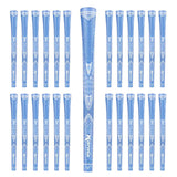 Karma Sparkle Light Blue Golf Grip Set for Women, 25 Pack Ladies Standard Size Replacement Golf Club Grips That Glitter