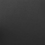 Armen Living Cassie Dining Chair In Black Faux Leather And Walnut Wood Finish 20D X 21W X 31H In
