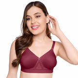 Trylo Women'S Non-Wired Bra (Alpa_Marun_32D),Marun,32,B07YNY4F5X