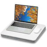 ZEAPTAC Lap Desk with Pillow Cushion, Portable Bed Desk, Fits up to 15.6 inch Laptop, Lap Stand for Bed & Couch & Carpet, Book/T