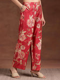 Libas Women'S Silk Blend Kurta Set (36760O_Red Red M