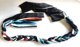 MedTouch Braid-in Horse Tail Bag Durable Long with Drawstring Top (Multicolor)