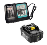 BL1850B 18V 5.0Ah Battery and Charger DC18RC with LED Replacement for Makita 18V Batteries BL1850B BL1830B BL1840B RMB100 BMR107